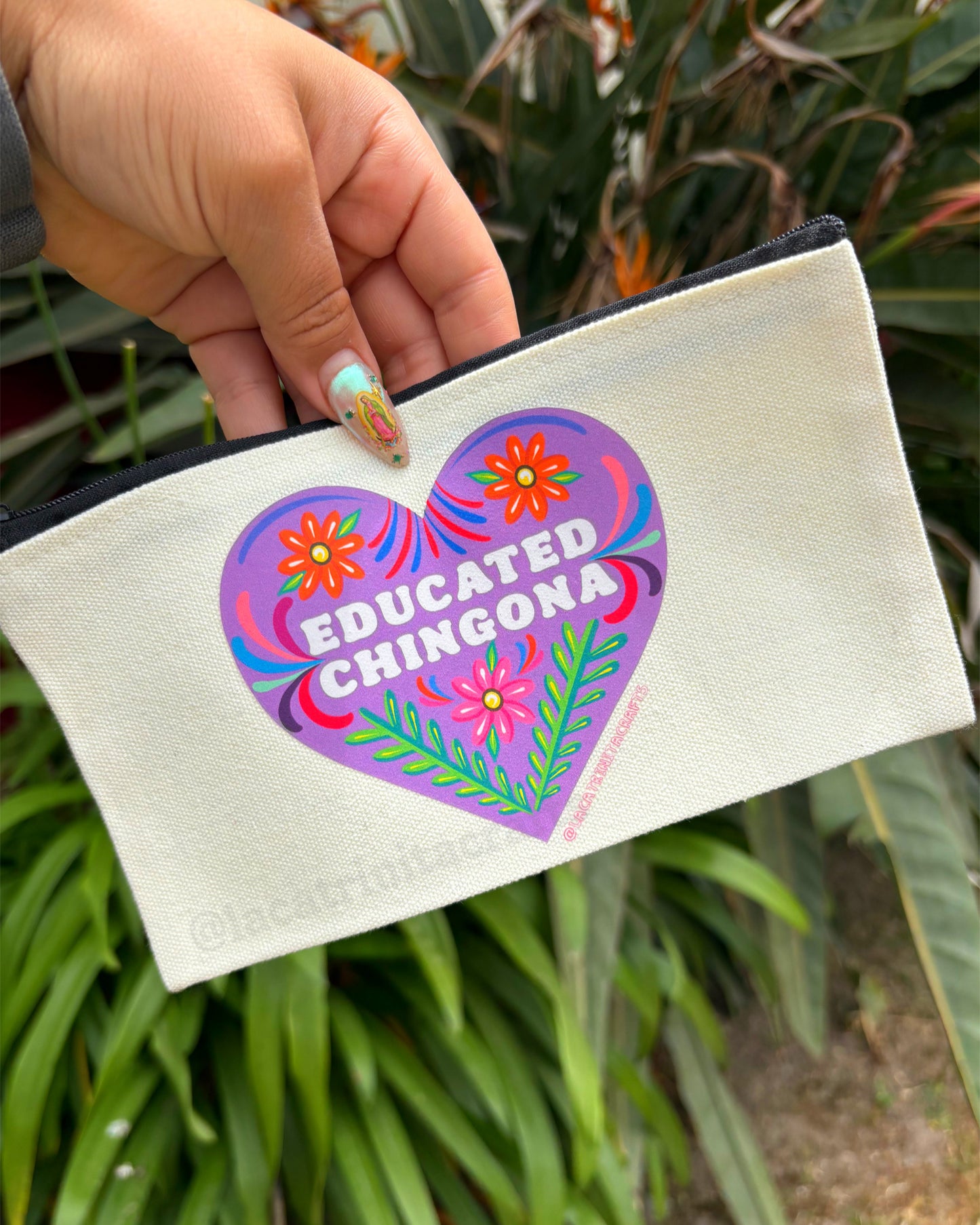 Canvas Zippered Pouch
