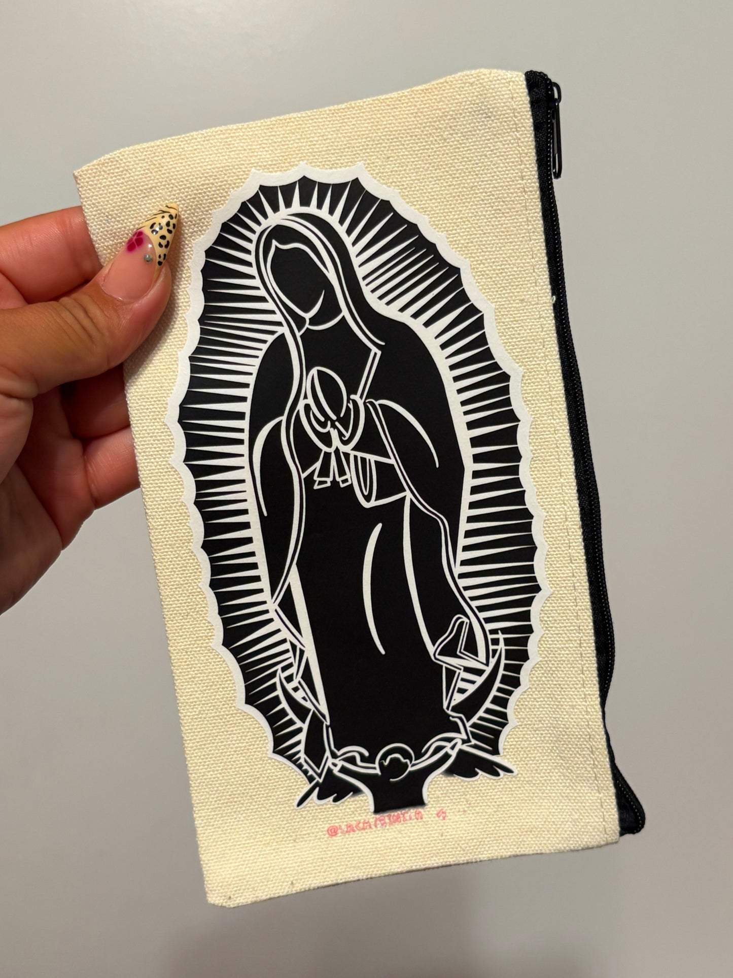 Canvas Zippered Pouch