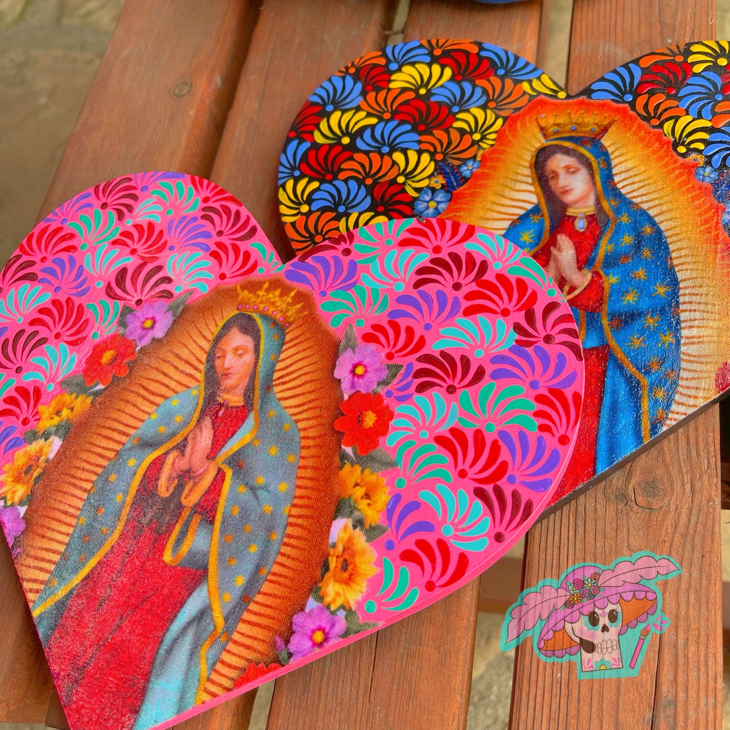 Virgencita Heart Decor