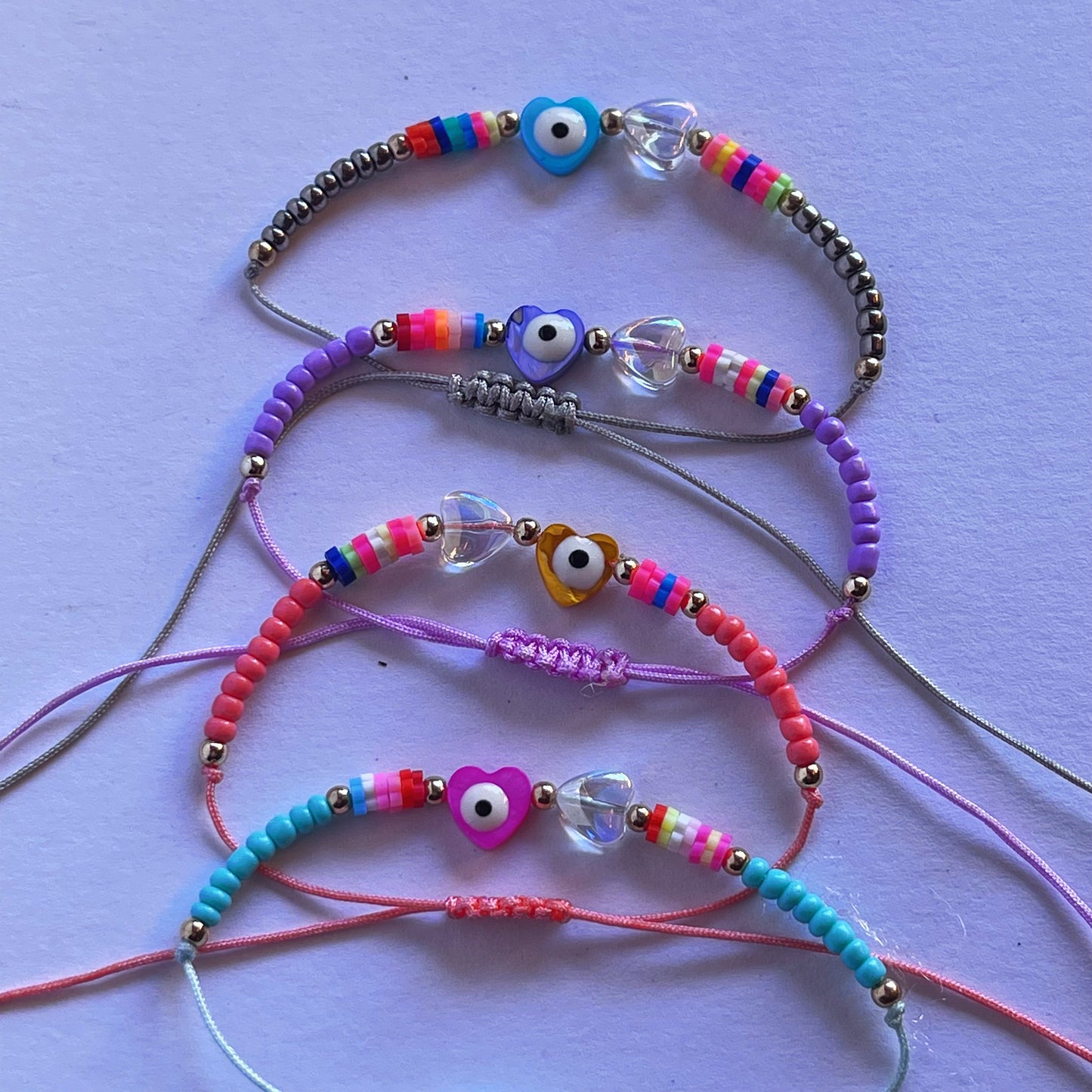 Corazon Evil Eye Bracelets