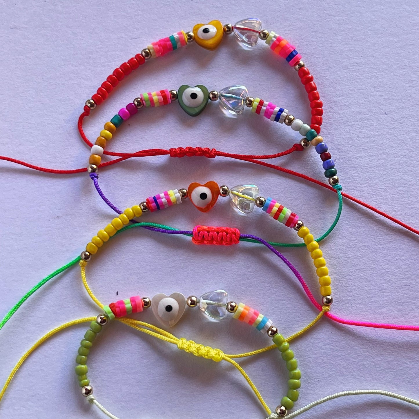 Corazon Evil Eye Bracelets