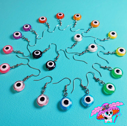 Mini Evil Eye Earrings